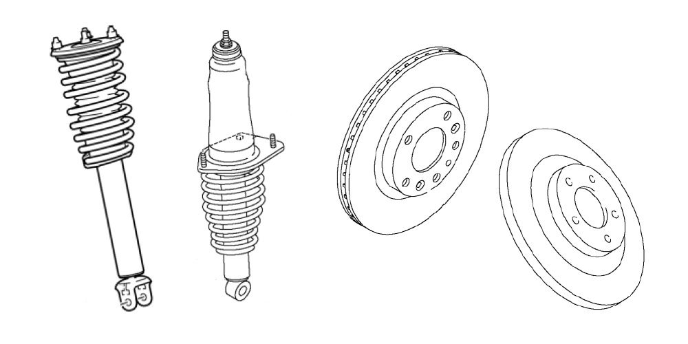 NC shocks and brakes